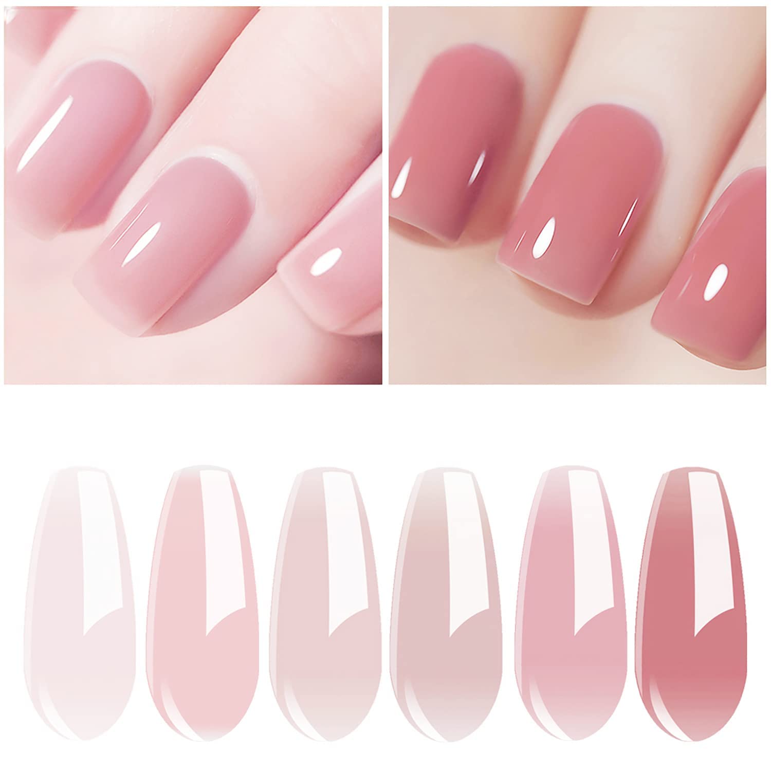 Amazon.com : Vishine Gel Nail Polish Kit UV Light, 36W UV LED Nail